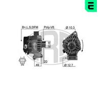 ERA Alternatore Generatore 105A 14V per Ford Focus II Familiare 1.6 1.4