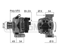 ERA Alternatore Generatore 105A 14V per Opel Corsa C 1.3 CDTI 210550A