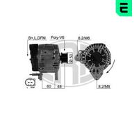 ERA Alternatore Generatore 110A 14V per VW Golf VI 1.4 1.9 Tdi 3.2 R32