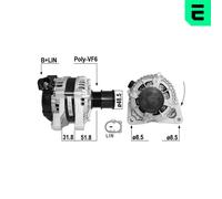 ERA Alternatore Generatore 120 A 12 V Per Ford C-Max II 1.0 EcoBoost Focus