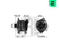 Era Alternatore Generatore 120A 14V Per Citroën C4 Picasso I 1.6 VTi 120 1.8i
