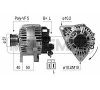 ERA Alternatore Generatore 120A 14V per Kia Cee'D Sw 2.0 Crdi 140 1.6