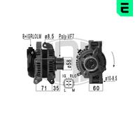 MESSMER Alternatore Generatore 130A 14V per Toyota Rav 4 III 2.2 D 4WD 2.0