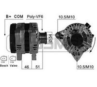 Era Alternatore Generatore 150A 14V Per Ford Fiesta VI 2.0 TDCi 1.4 MZR-CD