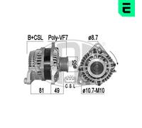 MESSMER Alternatore Generatore 150A 14V per Nissan NP300 Navara 2.5 DCI 4WD