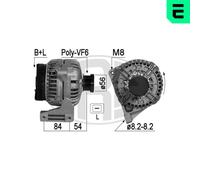 ERA Alternatore Generatore 160A 14V per Volvo V70 II 2.4 D5 2.3 T5 2.5 T