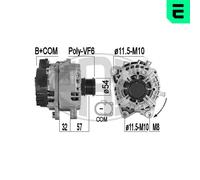 Era Alternatore Generatore 240A 14V Per Ford Transit V363 Furgone 2.0 EcoBlue