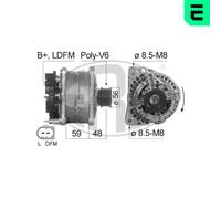 ERA Alternatore Generatore 70A 14V per VW Golf IV 1.4 16V 1.6 2.0 1.9 Tdi 1.8