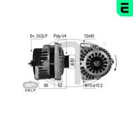 Era Alternatore Generatore 75A 14V Per Renault Clio II 1.2 210206A