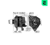 ERA Alternatore Generatore 90A 14V per Smart Fortwo Coupe 1.0 Turbo