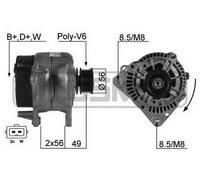 ERA Alternatore Generatore 90A 14V per VW Golf IV 1.4 16V 1.6 1.9 Tdi 1.8 T