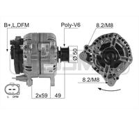 ALTERNATORE EB044Q-1 A0042 CAL15376GS CA 1542 IR 037 903 025 M CAL15376RS 28-378