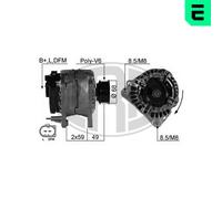 ERA Alternatore Generatore 90A 14V per VW Transporter IV Bus 2.5 Tdi 2.8 VR6