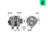 ERA Alternatore Generatore 95 A 14 V Per Honda Civic IX 1.8i-VTEC