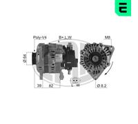 ERA Alternatore Generatore 95A 14V Per Ford Transit Furgone 2.5 Di
