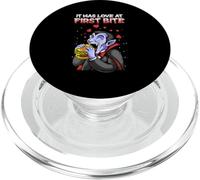 Era amore al primo morso Burger Halloween Foodie Vampiro PopSockets PopGrip per MagSafe