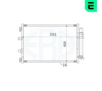 ERA Condensatore Aria Condizionata Con Essicatore per Ford C-Max II 1.0 Ecoboost