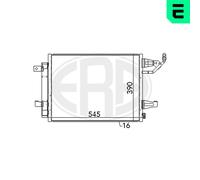 ERA Condensatore Aria Condizionata Con Essicatore per Mitsubishi COLT VI 1.3 1.1