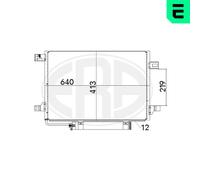 Era Condensatore Climatizzatore Con Essiccatore Per Mercedes-Benz A-Class W169