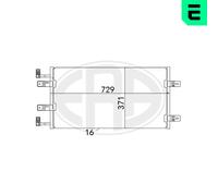 ERA Condensatore Climatizzatore Per Renault Trafic II Bus JL FL EL Opel Vivaro