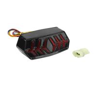 ERA ERA Compatibile in moto Light Ada per le parole M MSX125 CBR650F Motocross Race Light 12V Pagni motociclistici(Rouge)