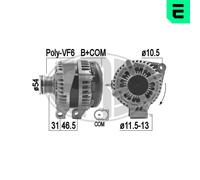 ERA Alternatore Generatore 150A 14V per Jaguar XF Sportbrake 2.2 D 3.0 2.7