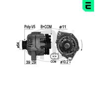 ERA Alternatore Generatore 90A 14V per Smart Fortwo Coupe 0.8 CDI