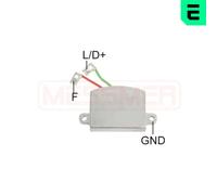 Era Generatore Regolatore Regolatore Di Tensione 14.5V Per Saab 90