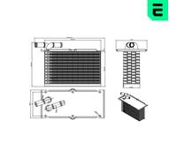 ERA Intercooler LLK 672022 per VW Polo 1.2 TSI Golf VI Audi A3 6R1
