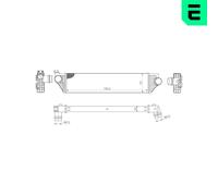 ERA Ladeluftkühler LLK per Renault Master III 2.3 dCi 135 RWD Opel FV