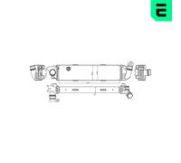 ERA Ladeluftkühler LLK per Renault Trafic III 1.6 dCi 120 Opel Vivaro B