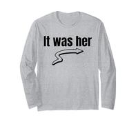 Era lei (Dichiarazione Divertente) Maglia a Manica