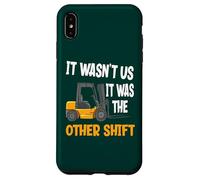Era l'operatore del carrello elevatore del magazzino divertente dell'altro turno Custodia per iPhone XS Max