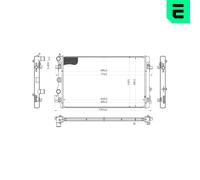 ERA Tergicristallo Motorkühler Wasserkühler Per VW Polo 1.6 TDI 1.4 GTI 1.8
