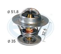 ERA Termostato Refrigerante con Guarnizione 88°C per Ford Escort VII Familiare