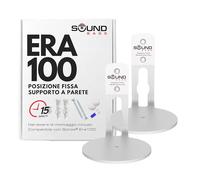 ERA100 Staffa per montaggio a parete, a basso profilo, bianca, confezione doppia, compatibile con altoparlanti Sonos ERA 100, completa di tutti gli accessori di fissaggio