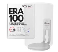 ERA100 Staffa per montaggio a parete, a basso profilo, bianca, unità singola, compatibile con altoparlante Sonos ERA 100, completa di tutti gli accessori di fissaggio