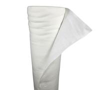 EraGreen Feltro Premium per bricolage largh. 1,5m - Feltro 3mm per bricolage - Tessuto decorativo feltro di lana tessuto in feltro rotolo di feltro bianco (venduto a metraggio)