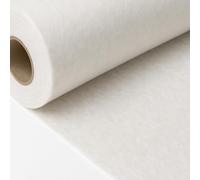 EraGreen Tessuto non tessuto per drenaggio, 2 m x 80 m, 200 g/m², permeabile all'acqua, tessuto non tessuto per aiuole rialzate e vasi di fiori, bianco