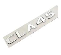 ERAKAFZTTK ABS 3D Chrome Bagagliaio di un'auto Lettere Distintivo Dell'emblema Logo Adesivi Adatti for Mercedes CLA45 AMG C117 W117 CLA45S W118 C118 Accessori Auto(CLA45 Chrome)