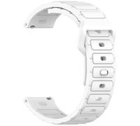 ERAKAFZTTK Cinturino da 20 mm e 22 mm adatto for POLAR Grit X X2 Pro Titan/Vantage M2 M Sport in silicone adatto for Polar Pacer Pro/Ignite 3 2 Bracelet(White,22mm)