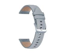 ERAKAFZTTK Cinturino in pelle da 20 mm e 22 mm adatto for Samsung Galaxy da 42 mm e 46 mm, cinturino sostitutivo adatto for Samsung Gear S2, S3 e Galaxy Active 1 e 2.(Grey si,20mm)