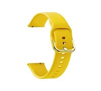 ERAKAFZTTK Cinturino in silicone da 20 mm e 22 mm adatto for Garmin Forerunner 265, 255, 245 e 55, cinturino sportivo adatto for Garmin Vivoactive 5, 3, 4/Venu 3/2 Plus/Sq(Yellow,20mm)