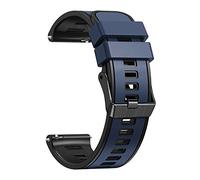 ERAKAFZTTK Cinturino in silicone for smartwatch Mibro C3 da 20 mm e 22 mm, adatto for Mibro Watch C2 T2/A1 A2/X1/Lite2/Color Sport Watchband(Navyblue black,20mm)
