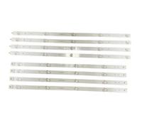 ERAKAFZTTK Striscia LED 4 Pezzi/Set 9 LED Luce Bianca Adatta for Panasonic TH-50HX700B TX-50HX600EZ JVC LT-50VA8035 Adatta for Toshiba 50UK4B63DB UNA50GV210I(5 Set for 5 TV)