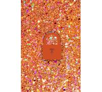 ERAS Stage Lock Clue Journal: Orange Variant: 5.5” x 8.5”, 240 Blank Pages, Premium White Paper with Ruled Lines, featuring a Taylor Easter Egg Variant Lock Design