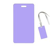 Erasable Badge Sticky Notes, Reusable Silicone Vertical Horizontal Badge Buddy | Dual-Side Writable, Fade-Proof & No Blur, For Identification Name Business Credit Membership Loyalty School Work Access
