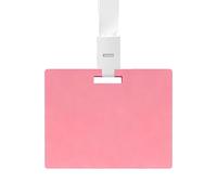 Erasable Badge Sticky Notes, Reusable Silicone Vertical Horizontal Badge Buddy | Dual-Side Writable, Fade-Proof & No Blur, For Identification Name Business Credit Membership Loyalty School Work Access