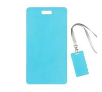 Erasable Badge Sticky Notes, Reusable Silicone Vertical Horizontal Badge Buddy | Dual-Side Writable, Fade-Proof & No Blur, For Identification Name Business Credit Membership Loyalty School Work Access
