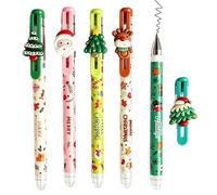 Erasable Gel Pens 0.7mm - Christmas Design Fine Point Erasable Marker